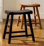 HH家具美式乡村凳子现代简约全实木椅子可定制橡木梳妆台椅子凳子