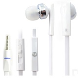 手机线控耳机带话筒 单孔笔记本电脑耳麦耳机一体 入耳式面条耳塞