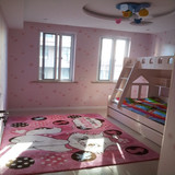 包邮 粉红 迪士尼玛丽猫 儿童爬行 公主女孩房间卧室床边卡通地毯