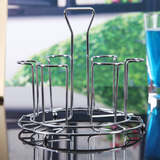 包邮 创意玻璃水杯架沥水杯架茶杯架倒挂架酒杯架子 不锈钢沥水架