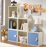 包物流韩式书柜自由组合柜子书橱简易书架儿童收纳储物柜小柜