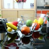 【天天包邮】3件套装玻璃碗沙拉碗水果甜品厨房餐具创意透明宜家