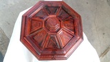 老挝红酸枝果盘 木雕工艺品摆件 实木仿古雕刻果盘中式仿古饰品