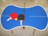出口原装迷你儿童乒乓球桌 迷你家用室内可折叠升降小型乒乓球台