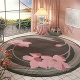 中式欧式圆形地毯客厅茶几沙发地毯卧室床边玄关手工腈纶地毯C-HH