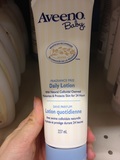 加拿大代购 Aveeno baby 婴儿天然燕麦全天候保湿润肤乳液 227ml