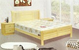 特价松木大床实木双人床单层木床成都厂家热销家用1.5 米1.8米