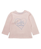 【北京现货】mothercare英国代购女婴童小可爱cute心粉色长袖T恤