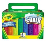 美国crayola 绘儿乐48色/48支盒装粗大粉笔 51-2048