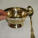 批发铜碗 铜碗勺 铜碗 铜勺 铜餐具 铜碗勺 送铜勺筷 厂家直销
