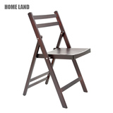 实木折叠椅 简约现代便携家用办公靠背椅餐椅田园木质椅子特价