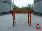 中式明清仿古实木榆木供桌画案条案书法桌 琴桌古筝桌 特价送木架