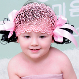 韩版宝宝发带女童假发儿童发饰头饰韩国婴儿假刘海发带卷发拍照款