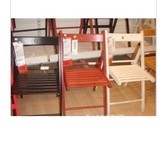 宜家IKEA代购 泰耶折叠椅,餐椅 椅子 白 黑色 实木 宜家正品