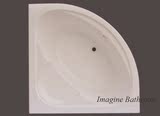 特价直销亚克力嵌入式三角扇形浴缸 工程普通浴缸1.2，1.3，1.4米