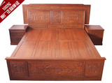促销红木床明清古典 辉煌床 100%红木家具 非洲黄花梨实木双人床