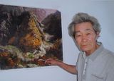 李华植4（功勋艺术家），长61宽58，朝鲜油画，朝鲜画，北韩画