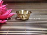 铜碗 铜杯 黄铜酥油灯盏 八供碗 纯铜加厚好质量圣水杯8.5cm
