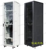 图腾款加厚1.8米*600宽800深1.8米37U服务器机柜2.0板材黑白色