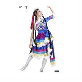 藏服 藏族舞蹈演出服女 民族服装 少数民族服装女装 藏裙藏族服装