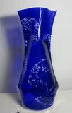 欧式创意办公桌家居装饰品塑料PVC插花瓶海洋水袋鱼缸艺术黑色