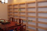 海派森林2米以上纯实木书架生态书房超大型超高书架 书柜书橱原木