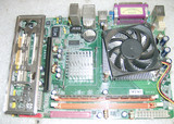 华硕 技嘉 等牌945G G31 1 二手电脑775集成主板 支持DDR2  套装