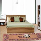 双人床单人床 实木床架床板式床儿童床铺 现代简约家具 1.5米