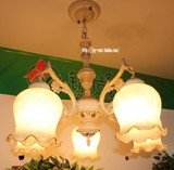 欧式吊灯客厅灯 温馨简约卧室灯田园餐厅灯 创意复古吊灯过道灯具