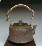 铸铁茶壶 古董铁壶 [【荷塘飞燕】1.1升 仿老铁壶南部铁器 茶具