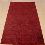 时尚纯羊毛地毯卧室客厅茶几走廊别墅婚房喜庆红大地毯可定制