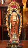 佛教用品 19寸 43寸 高档树脂阿弥陀佛 佛像 站像 西方三圣 包邮