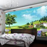 电视背景墙纸壁纸大型壁画客厅卧室温馨浪漫田园3D立体玄关