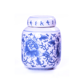 陶瓷茶叶罐 存茶罐青花瓷罐茶叶盒 茶叶罐陶瓷 密封罐瓷罐子特价