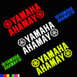 雅马哈摩托车踏板车个性反光贴花膜装饰拉花YAMAHA标志车贴纸贴画