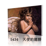 diy数字油画包邮特价客厅花卉风景结婚手绘装饰40 50天使的翅膀
