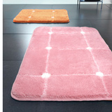 【瑞士时尚卫浴】Spirella 简约粉色卡洛浴室腈纶干脚地垫