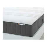 宜家代购 海沃格袋装弹簧床垫, 硬型, 深灰色180*2米