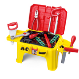 贝恩施多功能工具维修台椅子凳子儿童过家家玩具小男孩拆装工具箱