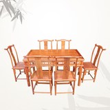 超值新品特价红木刺猬紫檀花梨木明式餐台中式实木餐桌长方形欧式