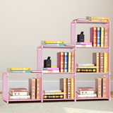 蜗家 时尚创意超大容量书架  自由组合简易储物架sj020304 包邮