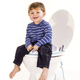 Pourty儿童厕所板英国进口宝宝坐便器 儿童马桶圈马桶盖塑料座圈