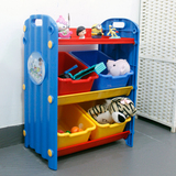 儿童玩具架塑料玩具架角落收拾架柜幼儿园储物置物架分类架收纳架