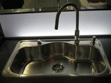 北京管安装了普乐美304不锈钢水槽洗菜盆大单槽DS311水槽