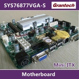 MINI-ITX主板#艾讯SYS76877VGA-Slim薄无风扇工控多串口凌动N2600