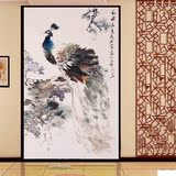 中式油画纯手绘油画欧式客厅装饰画玄关壁画无框画与佳人刺绣衣