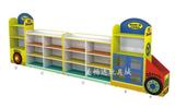 幼儿园早教玩具儿童收纳柜巴士造型玩具柜汽车造型玩具架厂家直销