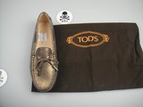 【意国折扣品】TOD'S 托德斯 女式裂纹 豆豆鞋 一脚蹬休闲鞋 现货
