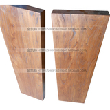 定制订做实木老榆木吧台面板隔断桌面板隔板搁板窗台板实木台面板