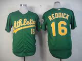 MLB棒球服运动家队16#REDDICK49#52#24#20DONALSON队服刺绣开衫